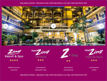 Tablet Screenshot of hotelzing.net